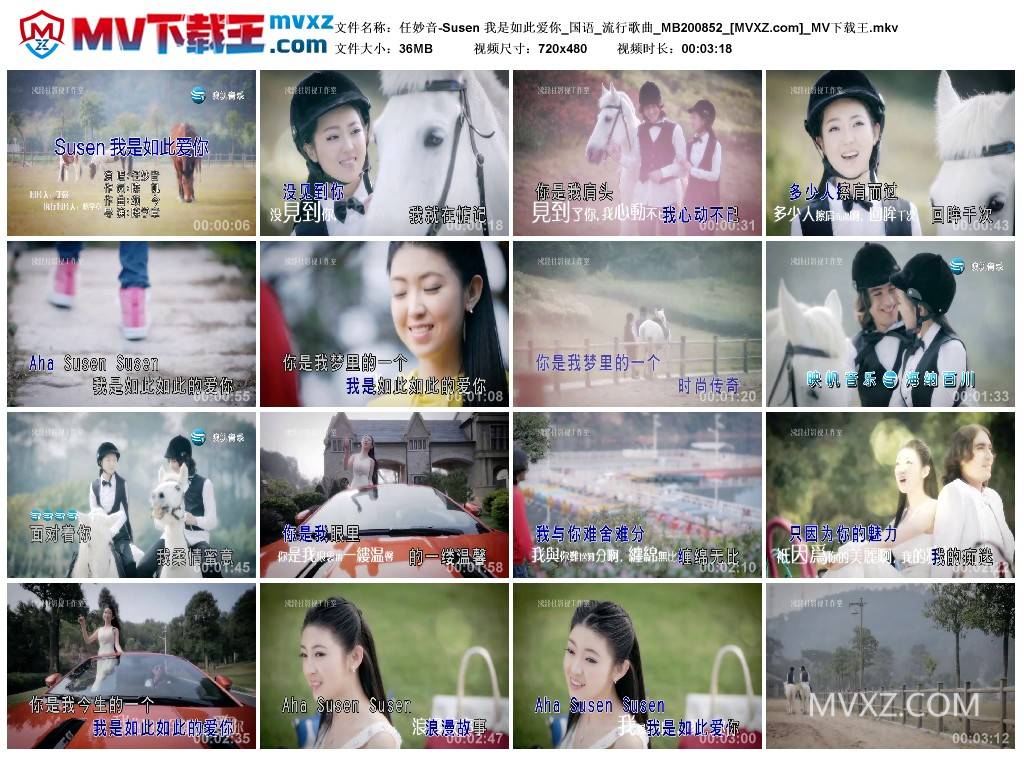 任妙音-Susen 我是如此爱你_国语_流行歌曲_MB200852